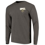 UCF Image One Mascot Overlay Comfort Colors Long Sleeve Tee